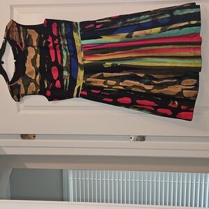 Ellen Tracy Gorgeous Colorful Dress. Women's Size 8